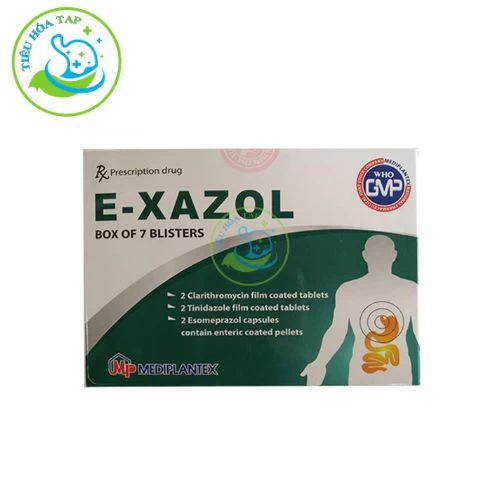 E-xazol Hộp 7 vỉ x 6 viên