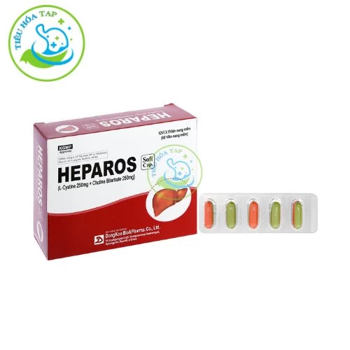 Heparos - Hộp 12 vỉ x 5 Viên