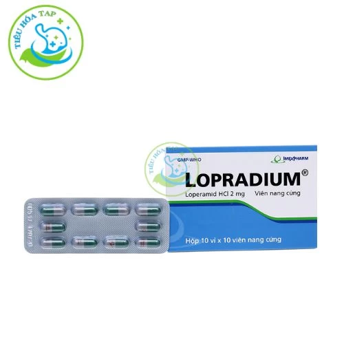 Lopradum - Hộp 10 vỉ x 10 viên