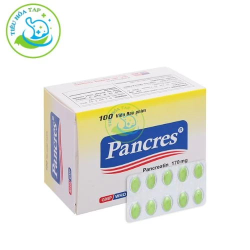 Pancres - Hộp 10 vỉ x 10 viên