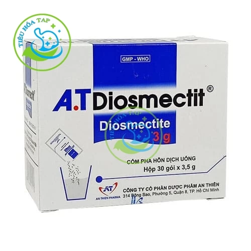 A.T Diosmectit - Hộp 50 gói x 3,5g