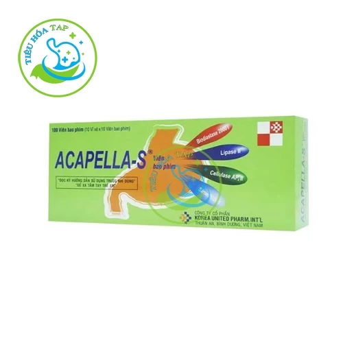 Acapella-S - Hộp 10 vỉ xé x 10 viên bao phim