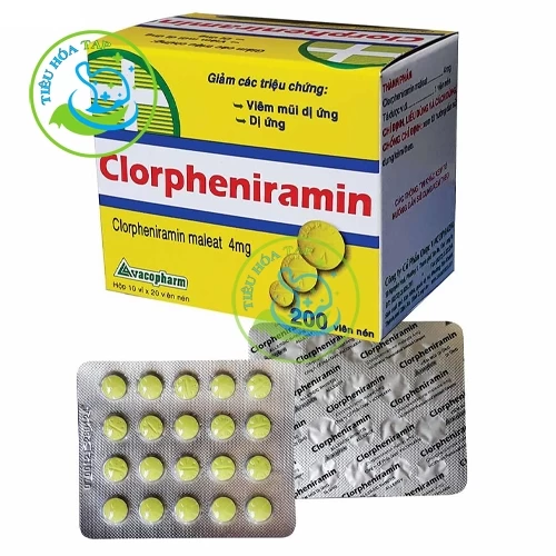 Clorpheniramin 4mg Vacopharm