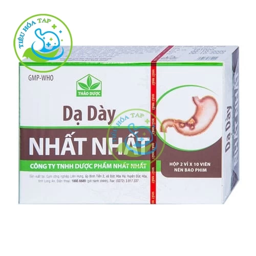 Dạ dày Nhất Nhất - Hộp 2 vỉ x 10 viên