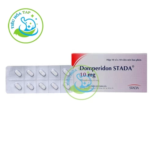 Domperidon Stada 10mg - Hộp 10 vỉ x 10 viên