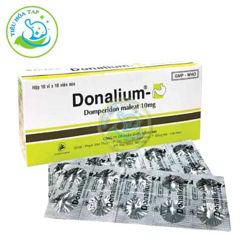 Donalium 10mg - Thuốc điều trị đầy bụng, buồn nôn