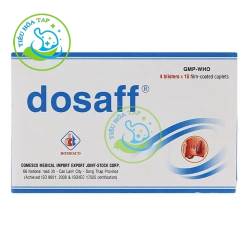 Dosaff - Hộp 4 vỉ x 15 viên