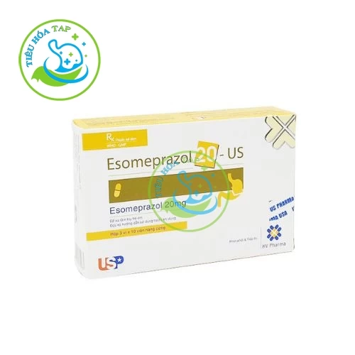 Esomeprazol 20 - US - Hộp 3 vỉ x 10 viên