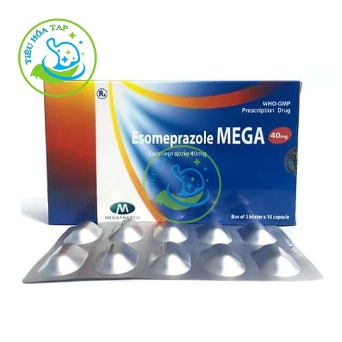 Esomeprazole Mega - Hộp 3 vỉ  x 10 viên