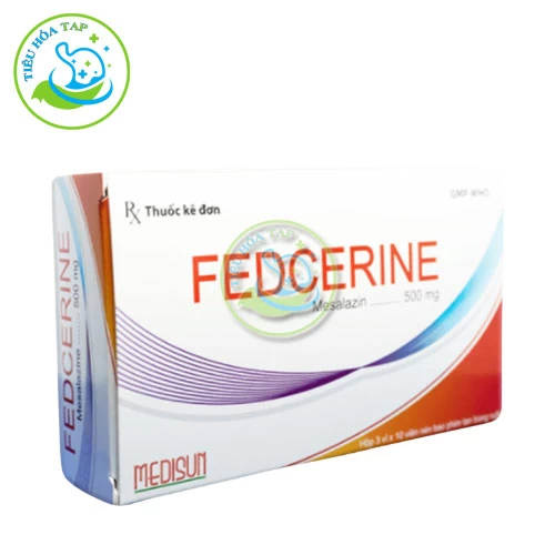 Fedcerine - Thuốc dùng cho người viêm loét đại tràng