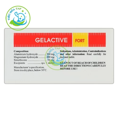 Gelactive Fort - Hộp 10 gói x 10ml