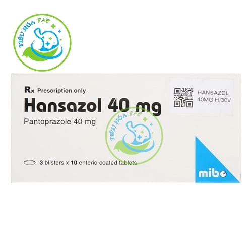 Hansazol 40 mg - Hộp 3 vỉ x 10 viên