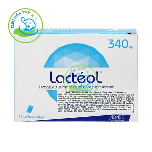 Lactéol - Hộp 10 gói x 800mg