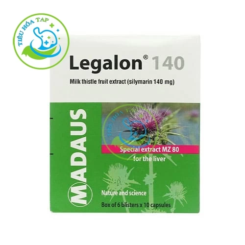 Legalon 140 - Hộp 6 vỉ x 10 viên