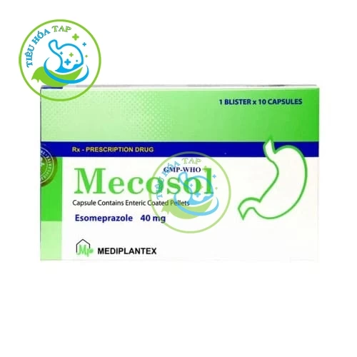 Mecosol - hộp 1 vỉ x 10 viên