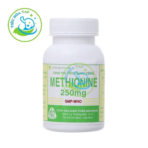 Methionine 250mg Mekophar - Chai 150 viên