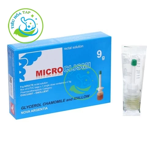 Microclismi 9g - Hộp 6 tuýp 9g