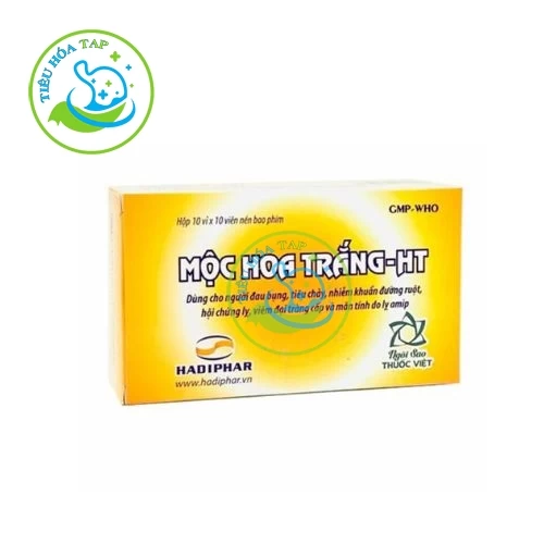 Mộc hoa trắng- HT - Hộp 10 vỉ x 4 viên