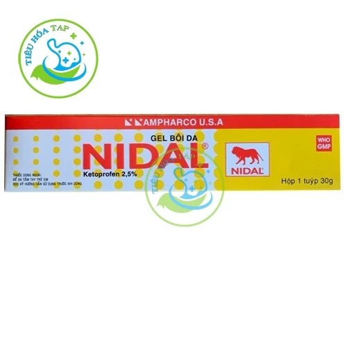 Nidal - Hộp 1 túi nhôm 10 vỉ x 10 viên (10 hộp)