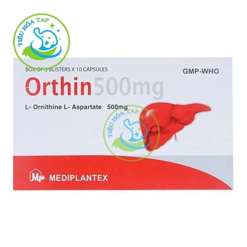 Orthin 500mg - Hộp 20 gói x 10 g