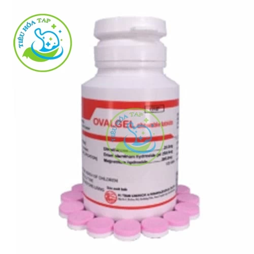 Ovalgel Chewable Tablets - Lọ 100 viên