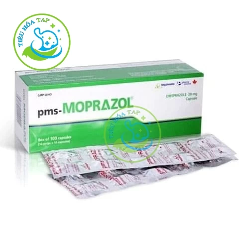 Pms-Moprazol - Hộp 10 vỉ x 10 viên