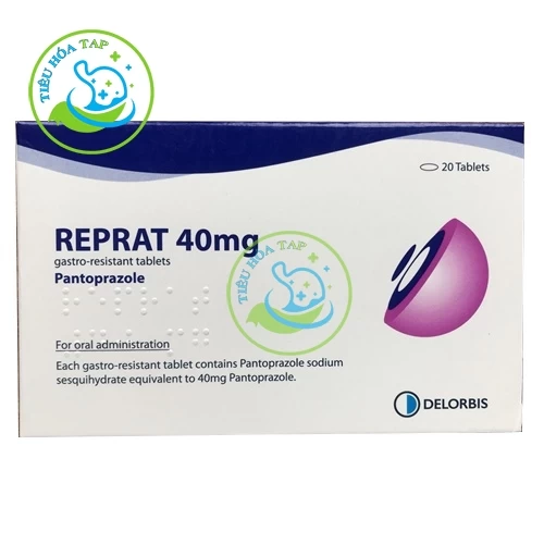 Reprat 40mg - Hộp 2 vỉ x 10 viên