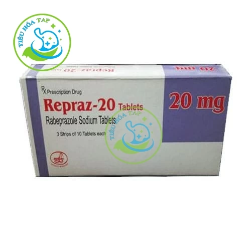 Repraz-20 Hộp 10 vỉ x 10 viên