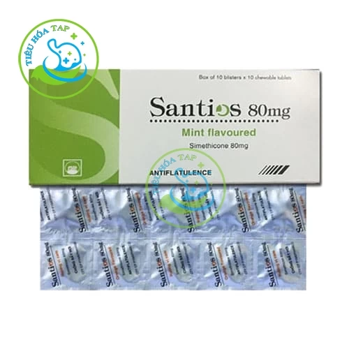 Santios 80mg - Hộp 10 vỉ x 10 viên