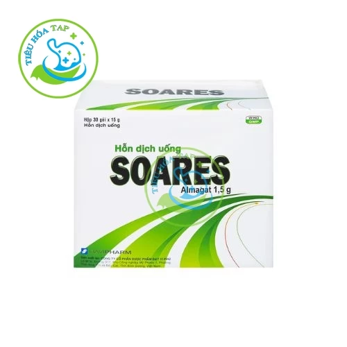 Soares - Hộp 30 gói x 15 g hỗn dịch uống