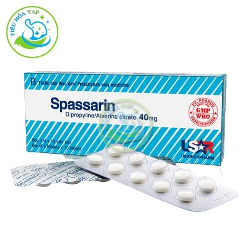 Spassarin - Thuốc chống co thắt cơ trơn đường tiêu hóa