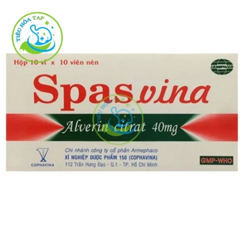 Spasvina - Alverin citrat 40mg 150 Cophavina