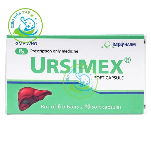 Ursimex - Hộp  6 vỉ x 10 viên