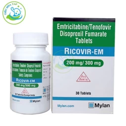 Ricovir EM - Hộp 1 chai x 30 viên