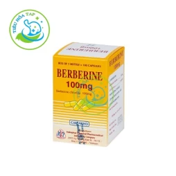 Berberine 100mg Mekophar - Hộp 1 chai x 100 viên