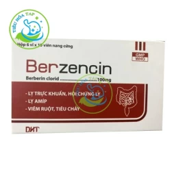 Berzencin - Thuốc điều trị ly trực khuẩn, viêm ruột