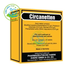 Circanetten - Hộp 4 vỉ x 20 viên