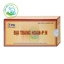 Đại Tràng Hoàn P/H - Hộp 10 gói x 4g hoàn cứng