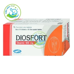 Diosfort 600mg - Hộp 4 vỉ x 15 viên