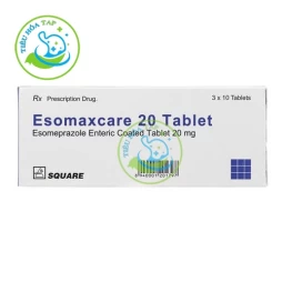 Esomaxcare 20 Tablet - Hộp 3 vỉ x 10 Viên