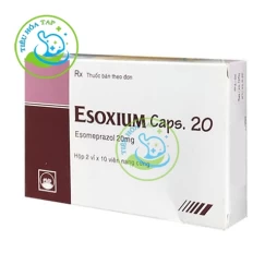 Esoxium Caps 20 - hộp 2 vỉ x 10 viên nang cứng