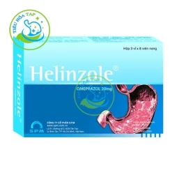 Helinzole - Hộp 3 vỉ x 10 viên