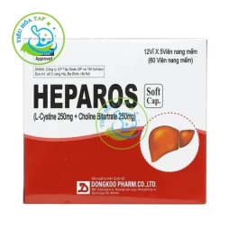 Heparos - Hộp 12 vỉ x 5 Viên