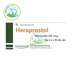 Heraprostol 200mcg - 50 gói x 10ml