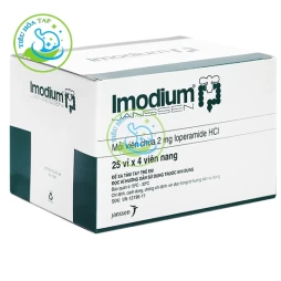 Imodium 2mg - Hộp 25 vỉ x 4 viên