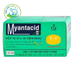 Myantacid II - V/10, H/100 viên nén