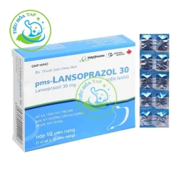 pms - LANSOPRAZOL 30 - Hộp 10 vỉ xé x 10 viên