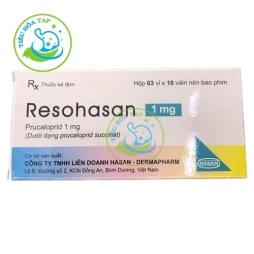 Resohasan 1mg - Hộp 03 vỉ x 10 viên