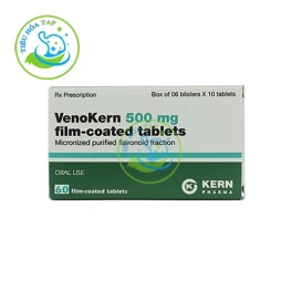 Venokern 500mg - Hộp 06 vỉ x 10 Viên